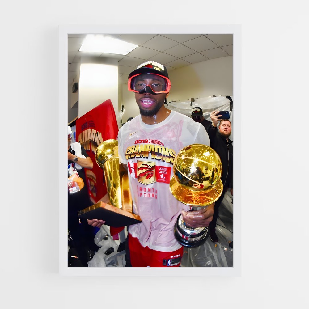 Poster La Victoire de Kawhi – affiche Basketball (vue 3)